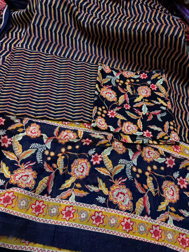 Premium BRANDED Pure Cotton PRINTED Suits (Complete Suit With Dupatta)