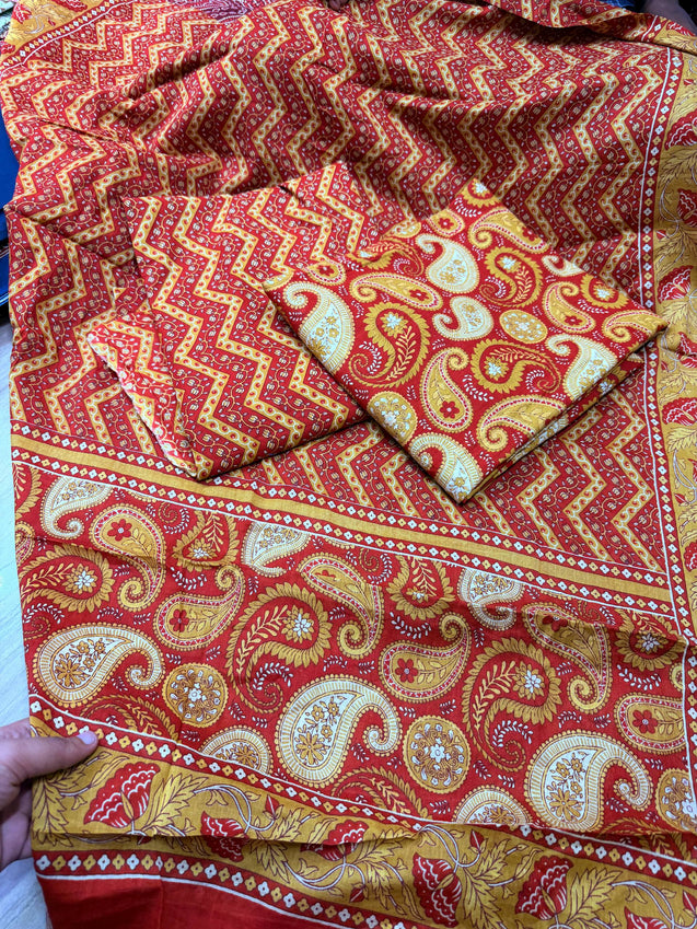 Premium BRANDED Pure Cotton PRINTED Suits (Complete Suit With Dupatta)