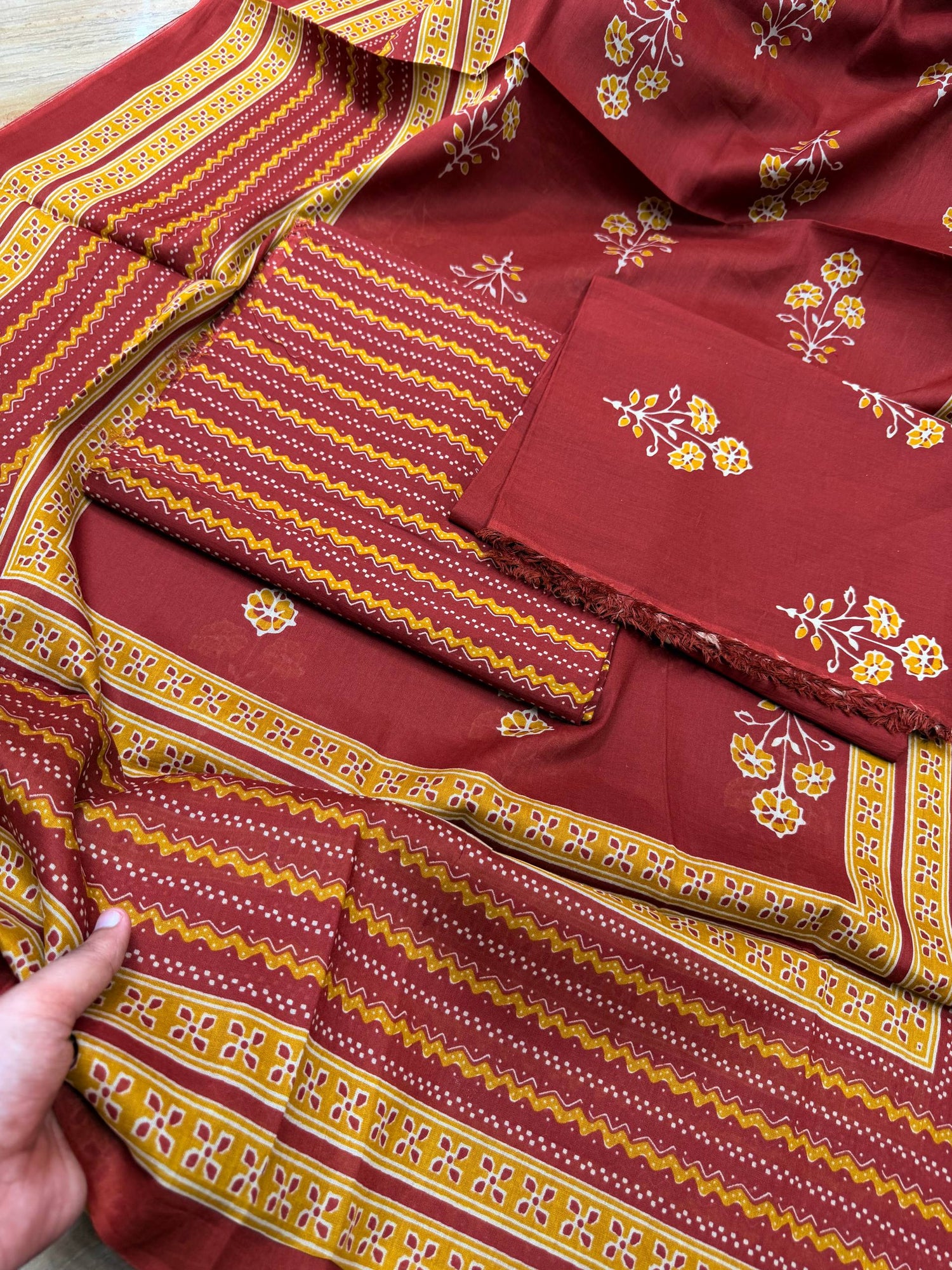 Premium BRANDED Pure Cotton PRINTED Suits (Complete Suit With Dupatta)