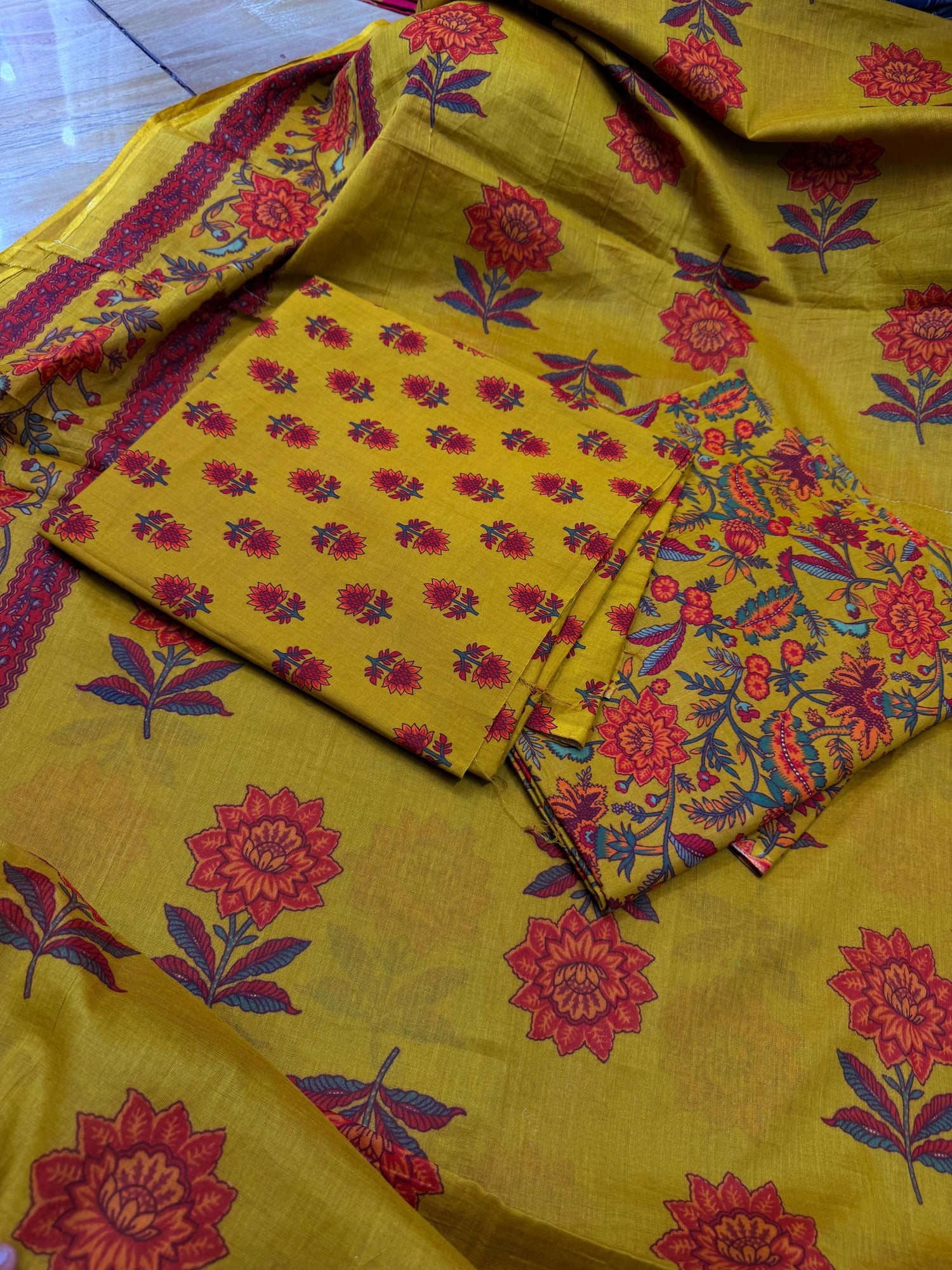 Premium BRANDED Pure Cotton PRINTED Suits (Complete Suit With Dupatta)