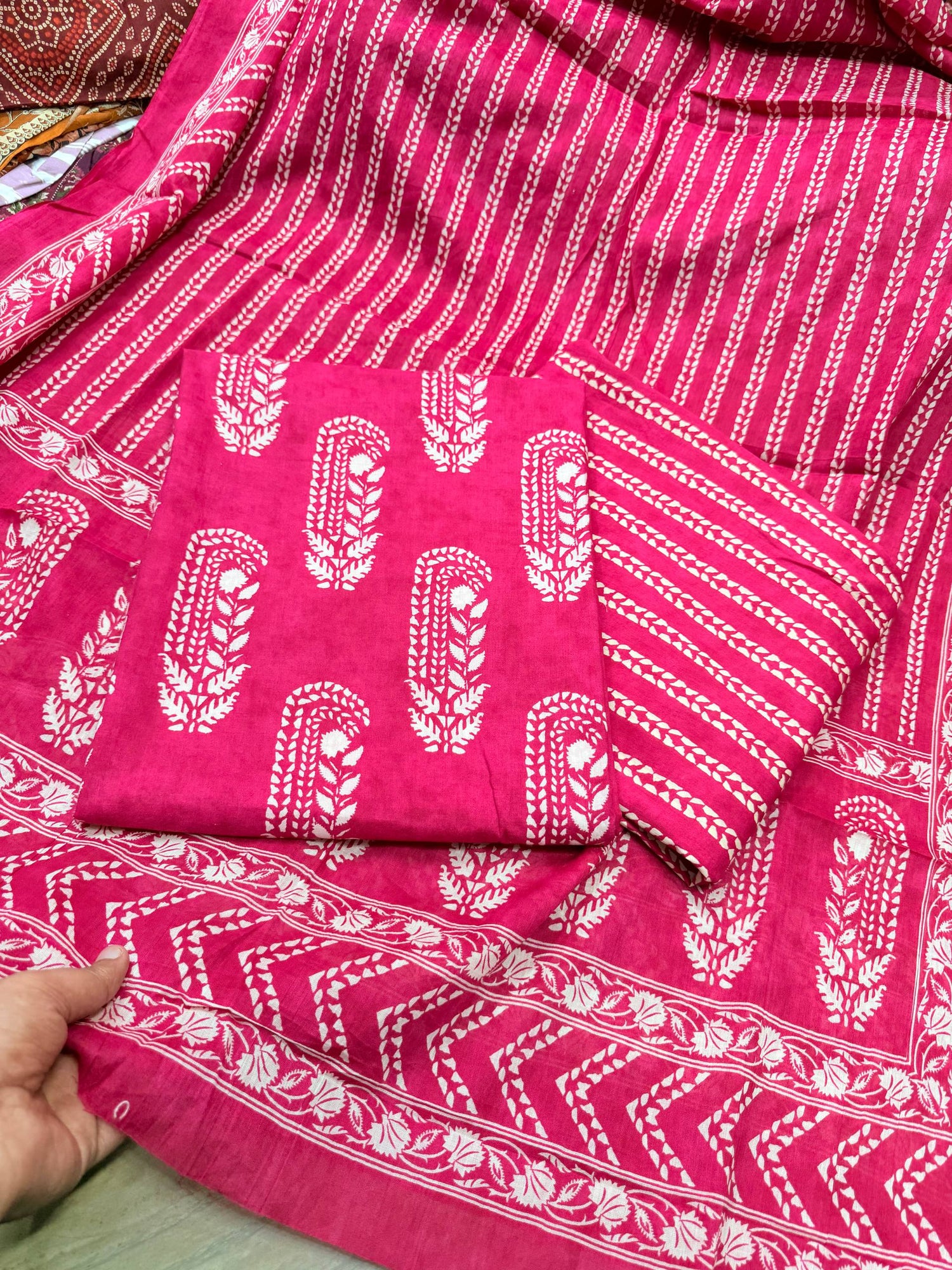 Premium BRANDED Pure Cotton PRINTED Suits (Complete Suit With Dupatta)