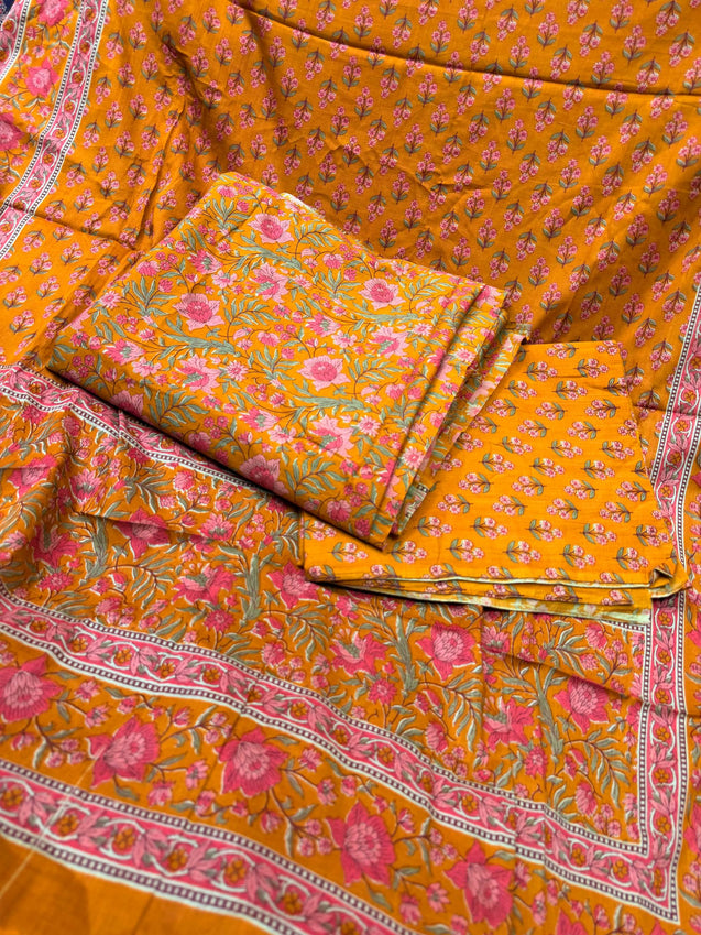 Premium BRANDED Pure Cotton PRINTED Suits (Complete Suit With Dupatta)