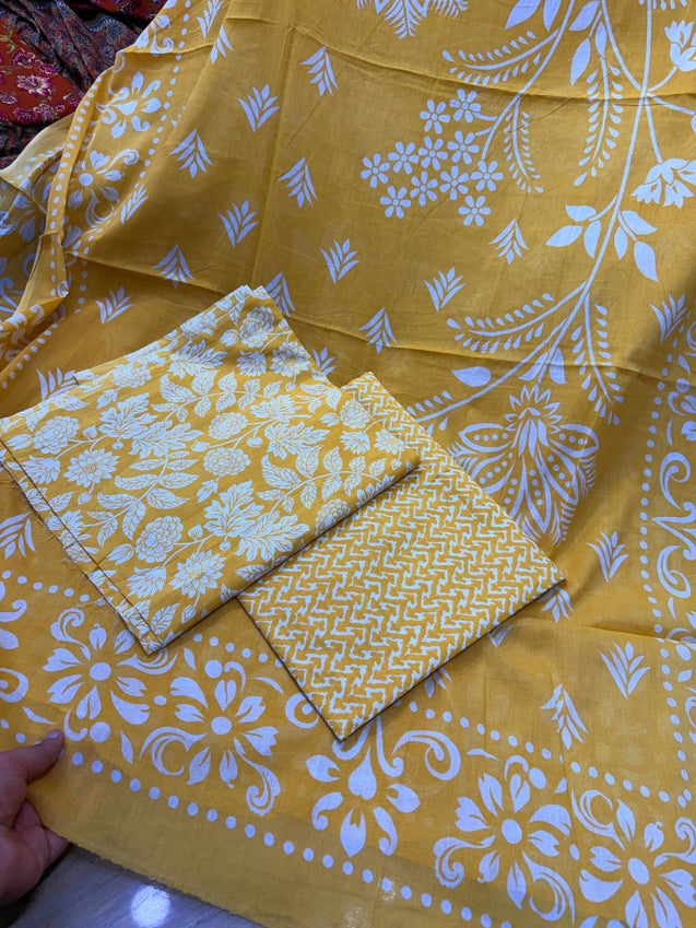 Premium BRANDED Pure Cotton PRINTED Suits (Complete Suit With Dupatta)
