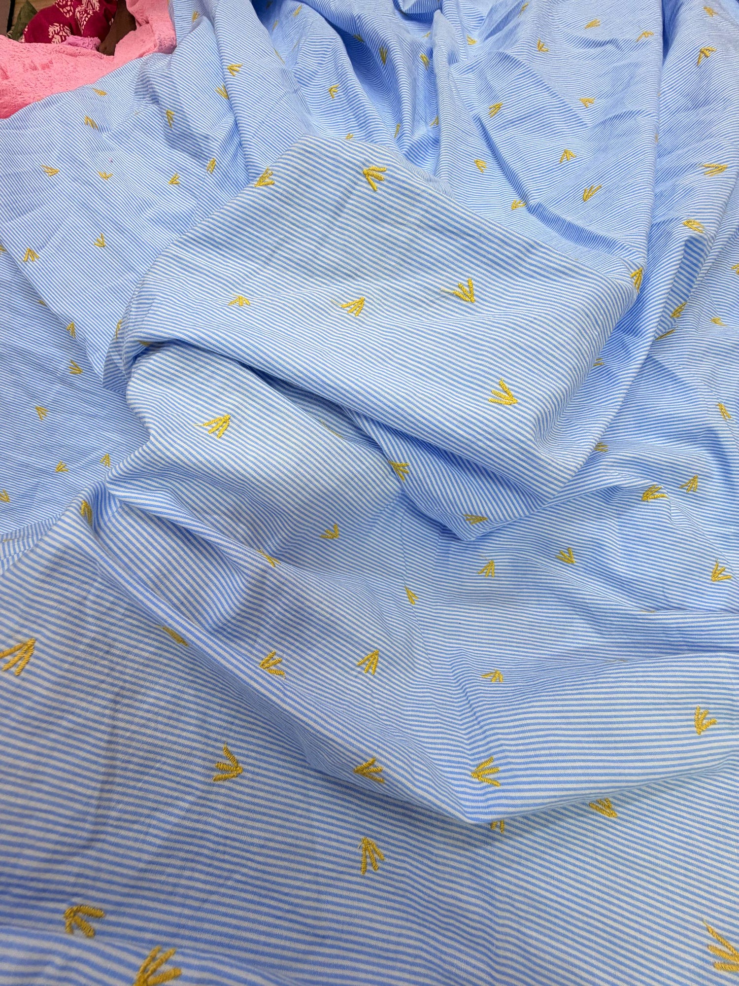 (SALE Prices) Pure Cotton Hakuba Chikankari  (Big WIDTH!!)