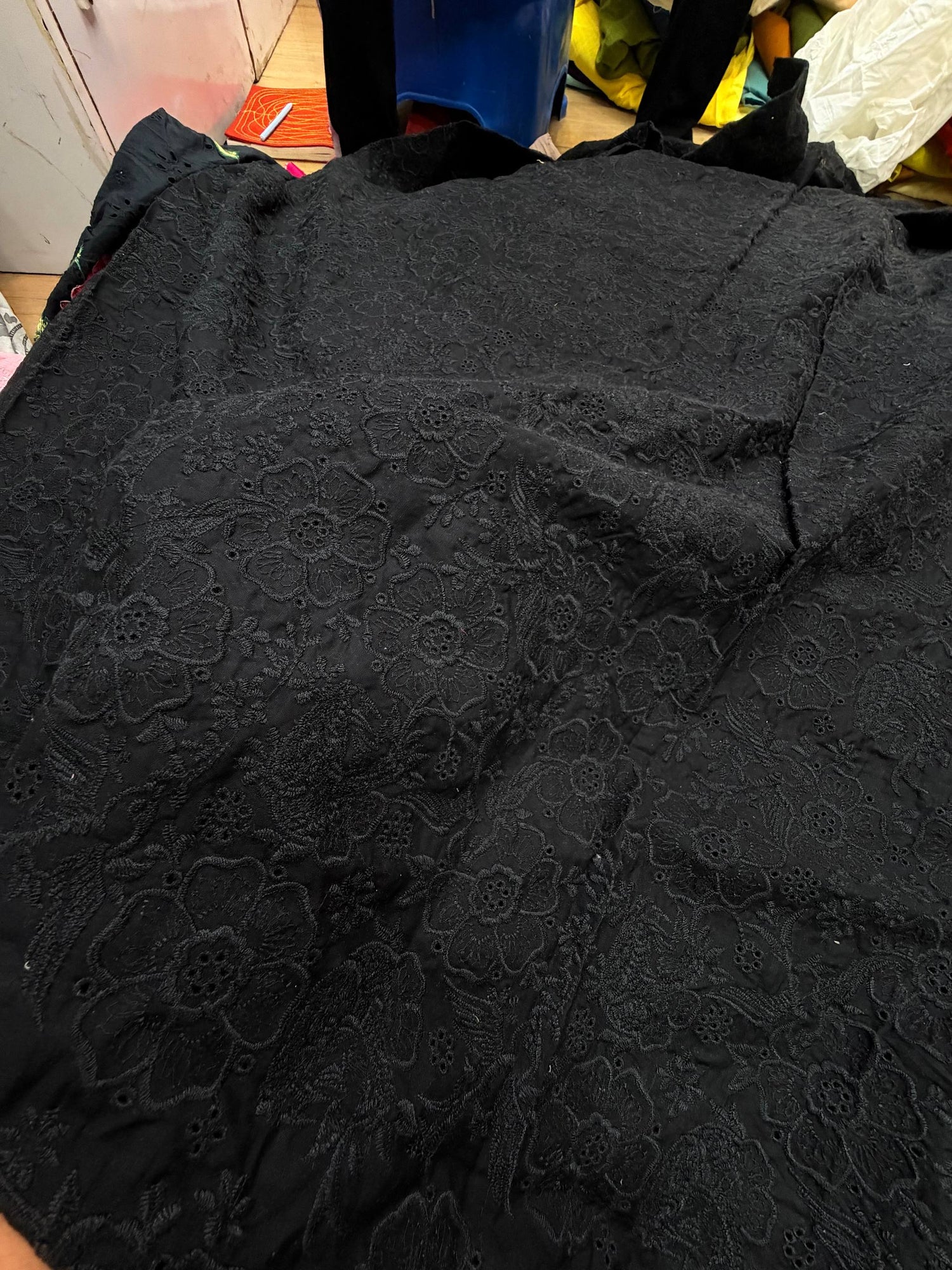 (SALE Prices) Pure Cotton Hakuba Chikankari  (Big WIDTH!!)