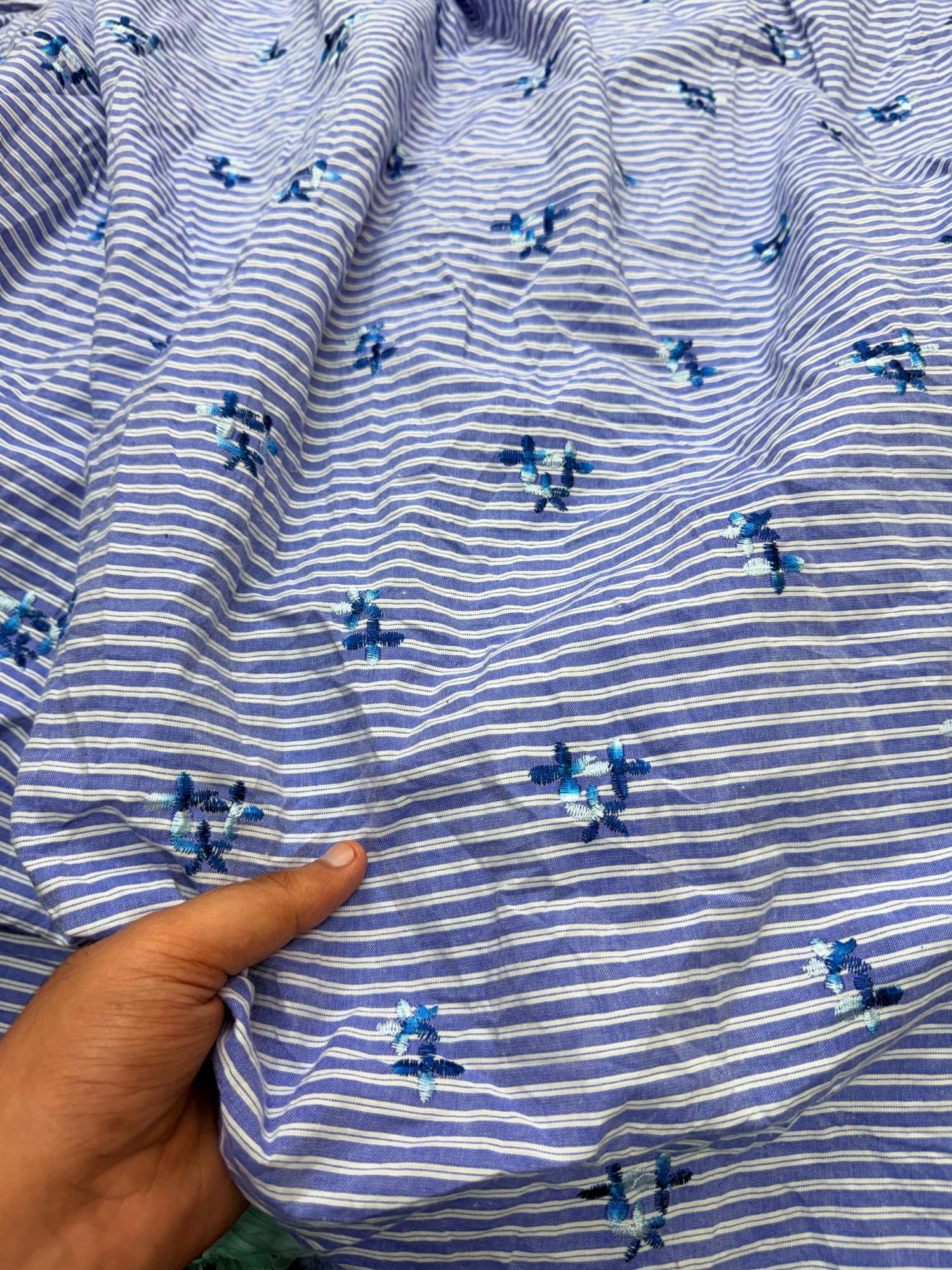 (SALE Prices) Pure Cotton Hakuba Chikankari  (Big WIDTH!!)
