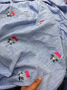 (SALE Prices) Pure Cotton Hakuba Chikankari  (Big WIDTH!!)