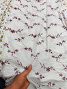 (SALE Prices) Pure Cotton Hakuba Chikankari  (Big WIDTH!!)