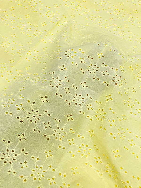 Most Premium Pure Cotton Hakuba Chikankari Fabric