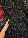 Most Premium Imported Super Quality Of ZARA LYCRA FABRIC With Fine Sequin Work (Big WIDTH!!)