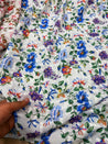 Most Premium Pure Cotton Chikankari Printed & Sequin Fabric (Big WIDTH!!)