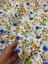 Most Premium Pure Cotton Chikankari Printed & Sequin Fabric (Big WIDTH!!)