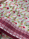 Most Premium Pure Cotton Chikankari Printed & Sequin Fabric (Big WIDTH!!)