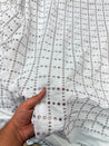 Most Premium Pure Cotton Hakuba Chikankari Fabric (Big WIDTH!!)
