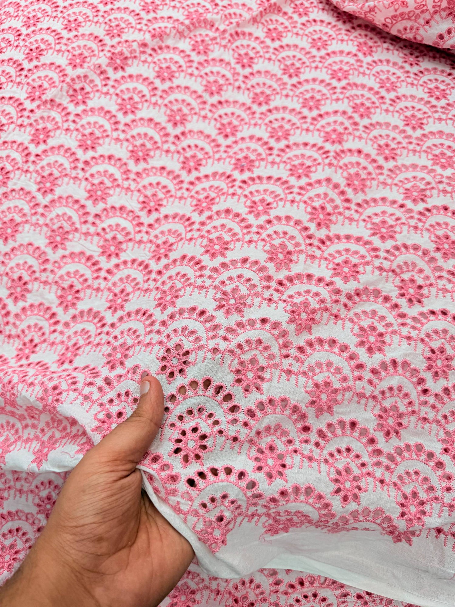 Most Premium Pure Mul Cotton Hakuba Chikankari Fabric