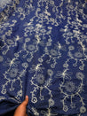 Premium Fine 3D Dori Imported Work On Pure Cotton Denim FABRIC (Big WIDTH!!)
