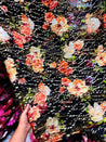 Most Premium Pure Georgette Printed Banarasi Zari FABRIC (Big WIDTH!!)