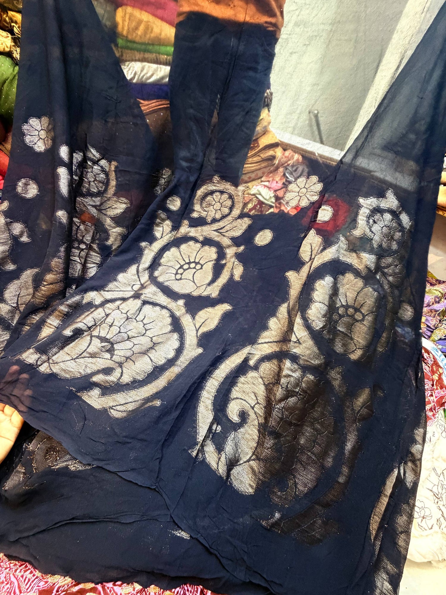 Most Premium Fine Weaving On Pure Georgette FABRIC
