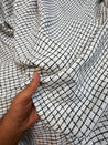 Most Premium Imported Cotton Wool Checks Fabric (Big Width)