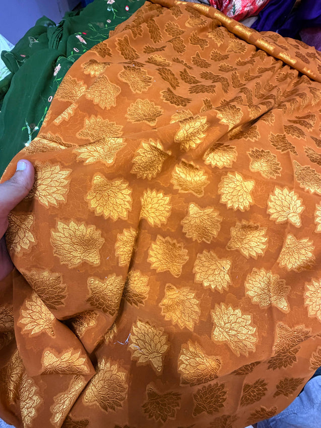 Most Premium Pure Georgette Fine Weaving FABRIC
