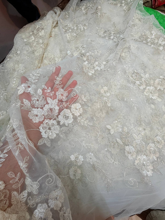 Most Premium Imported NET FABRIC (Dyeable Also)
