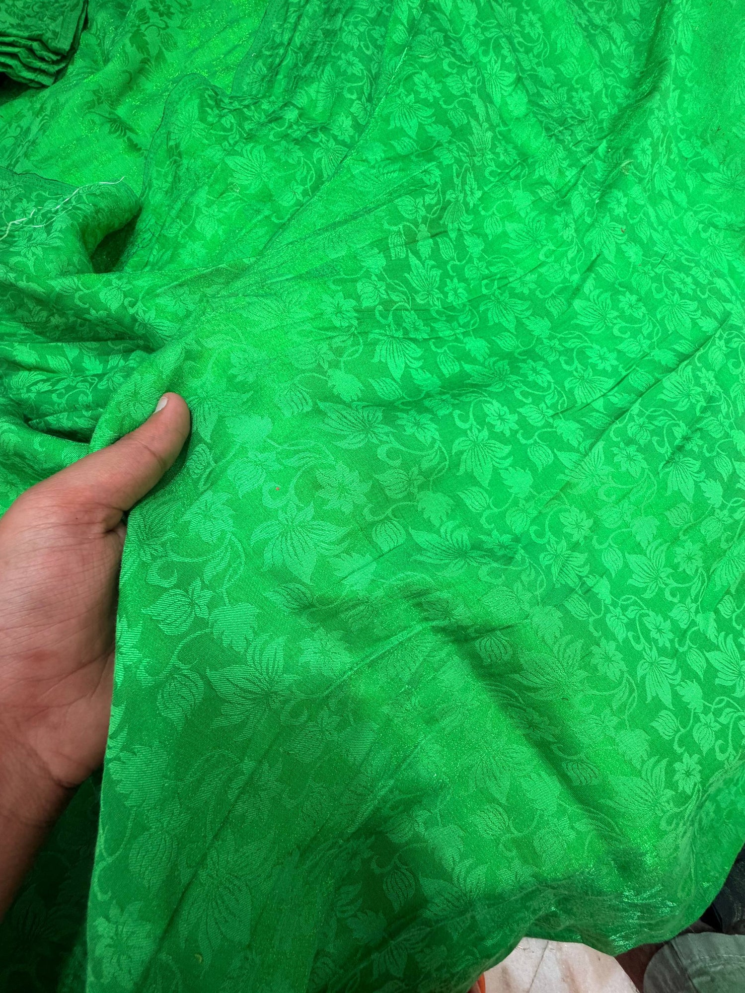 Most Premium Self Weaving Modal Shimmer FABRIC