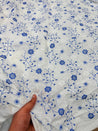 Most Premium Pure Dobby Cotton Hakuba Chikankari Fabric (Big WIDTH!!)