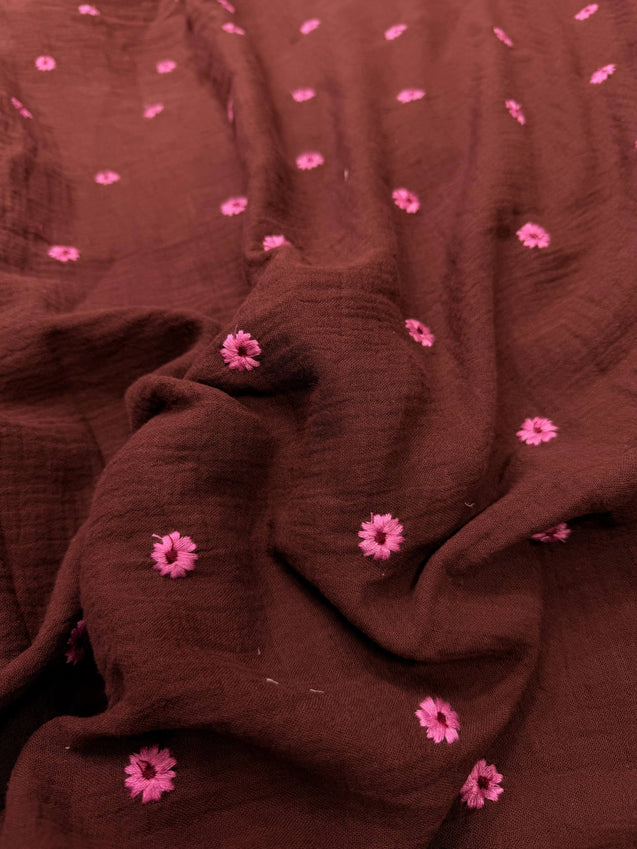 Most Premium Pure Double Cloth Cotton EMBROIDERY FABRIC (Big WIDTH!!)