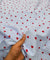 Most Premium Pure Fine Stripes Heart Cotton FABRIC (Big WIDTH!!)