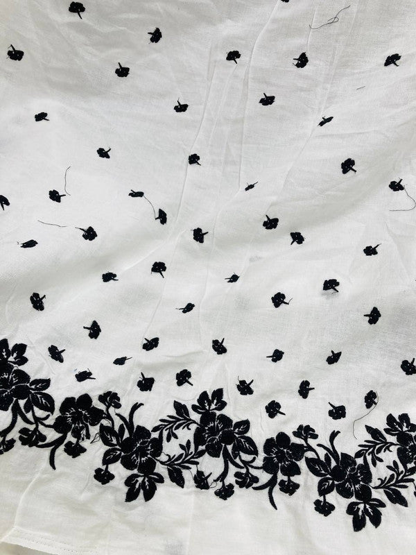Most Premium Pure Fine Thread Embroidery Cotton FABRIC