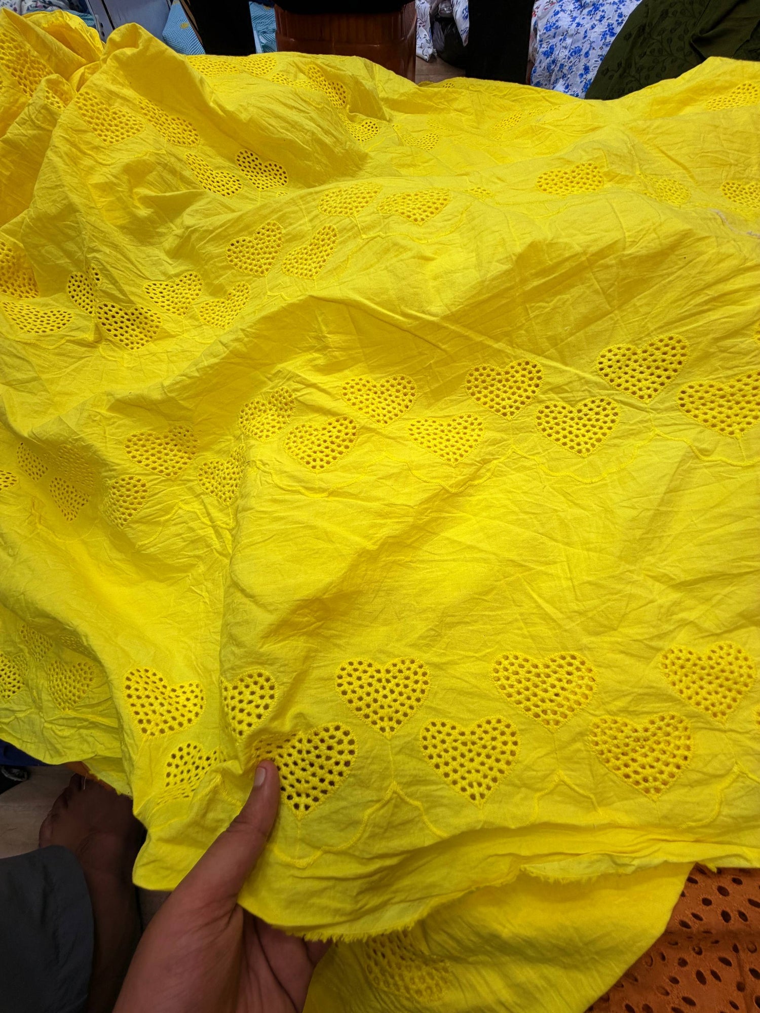 Most Premium Pure Cotton Hakuba Chikankari Fabric (Big WIDTH!!)