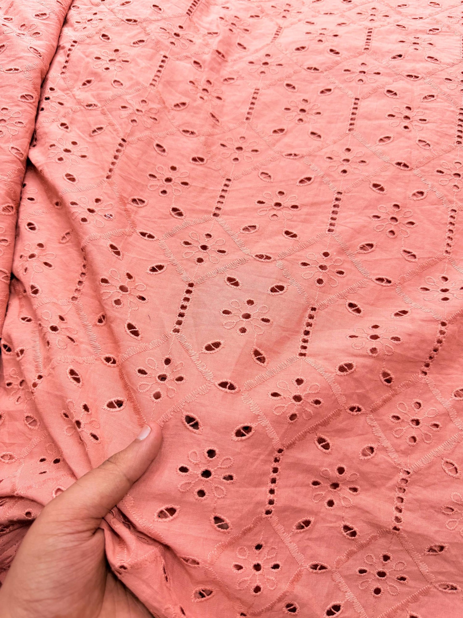Most Premium Pure Cotton Hakuba Chikankari Fabric (Big WIDTH!!)