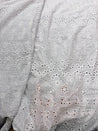 Most Premium Pure Cotton Hakuba Chikankari Fabric (Big WIDTH!!)