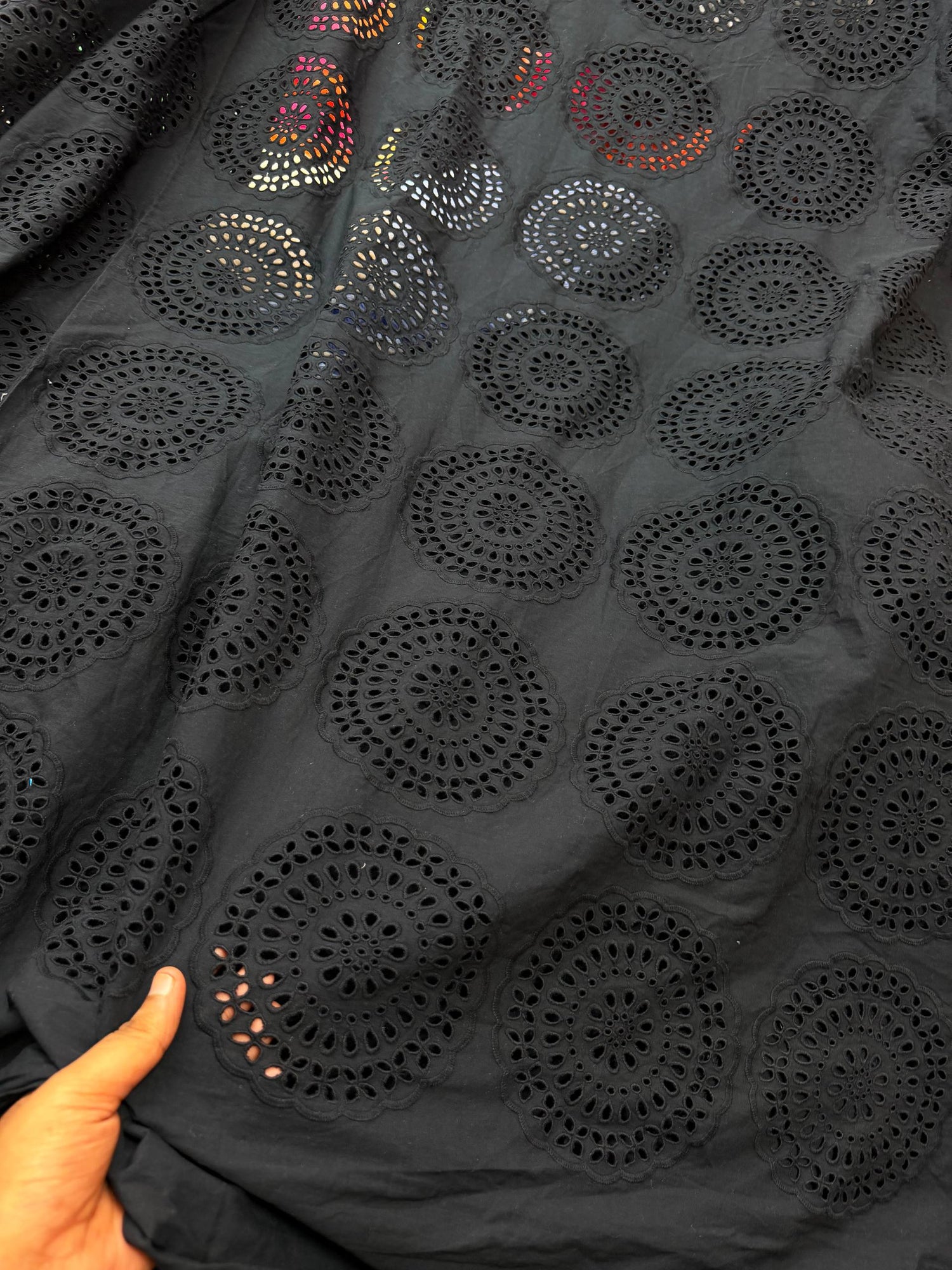 Most Premium Pure Cotton Hakuba Chikankari Fabric (Big WIDTH!!)