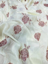 On Discounted PRICES !! Most Premium Hakuba Chikankari Cotton FABRIC (Big WIDTH!!)