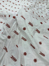 On Discounted PRICES !! Most Premium Hakuba Chikankari Cotton FABRIC (Big WIDTH!!)