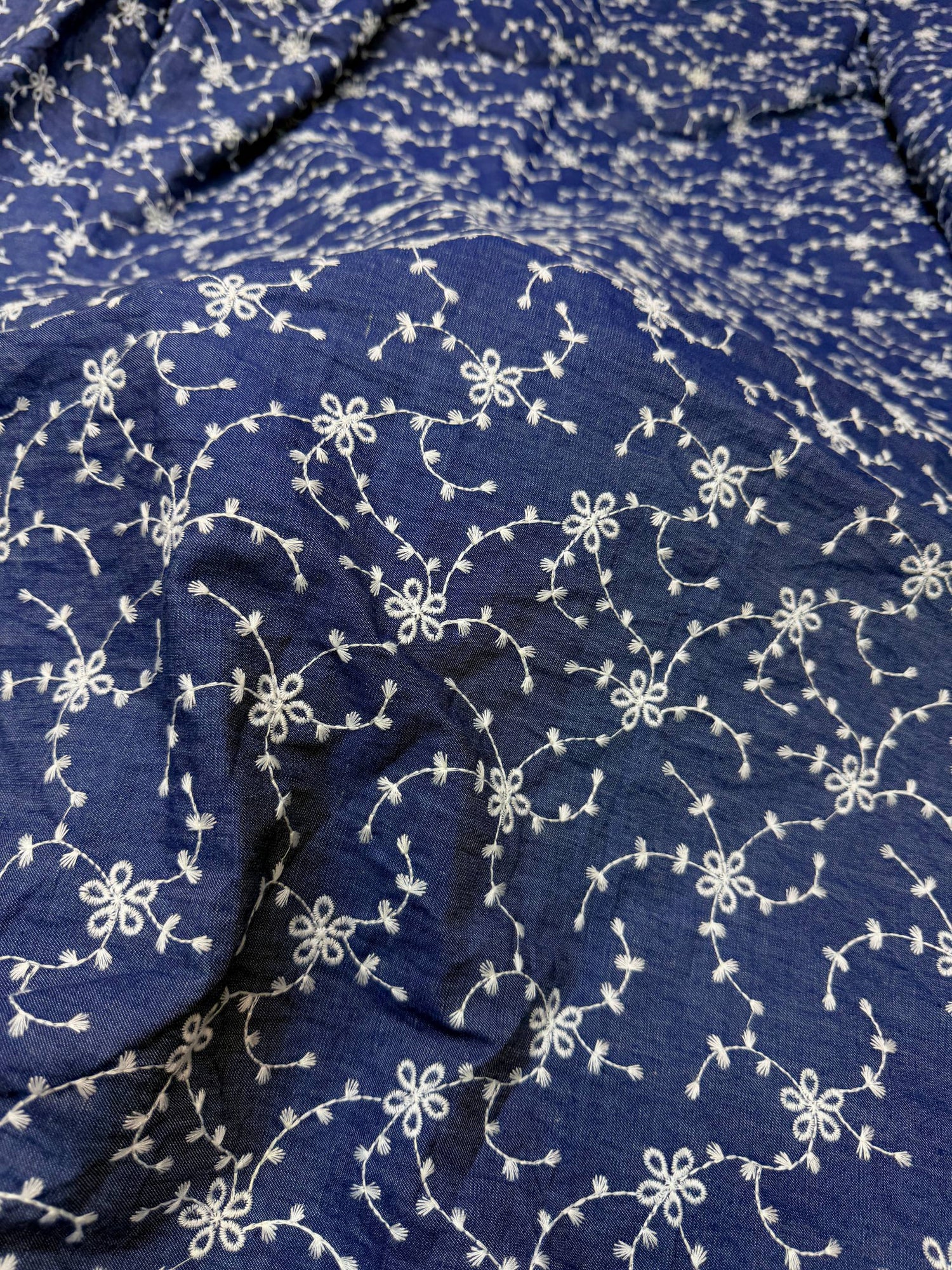 On Discounted PRICES !! Most Premium Hakuba Chikankari Cotton FABRIC (Big WIDTH!!)
