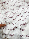 (On Discounted Price) Most Premium Hakuba Chikankari Cotton FABRIC (Big Width!!)