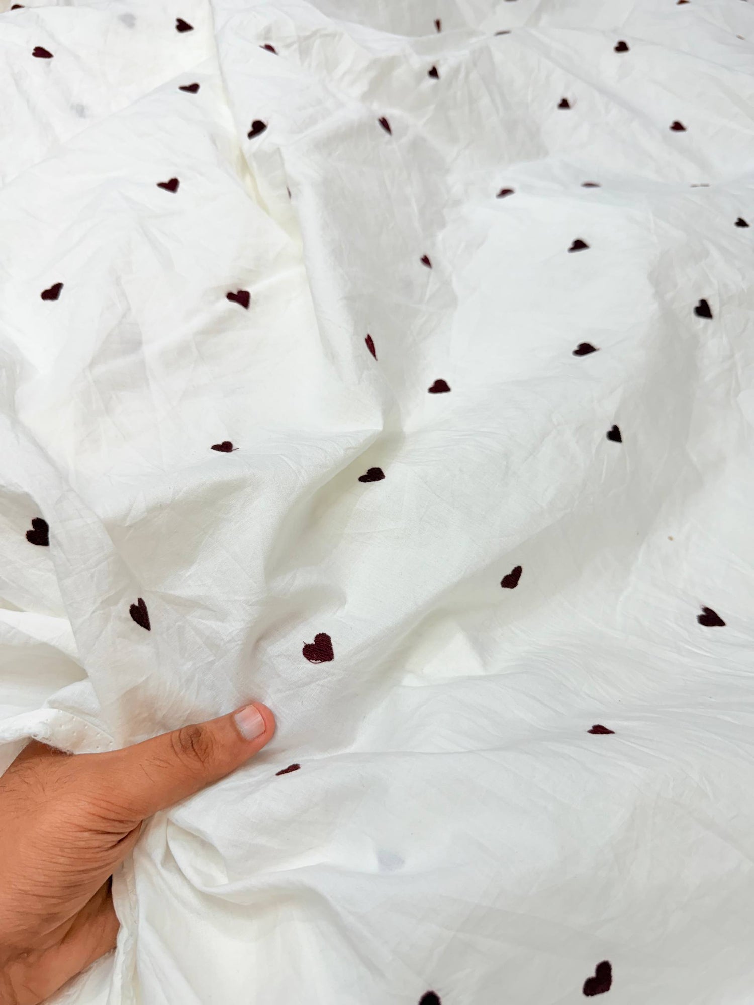 (On Discounted Price) Most Premium Hakuba Chikankari Cotton FABRIC (Big Width!!)