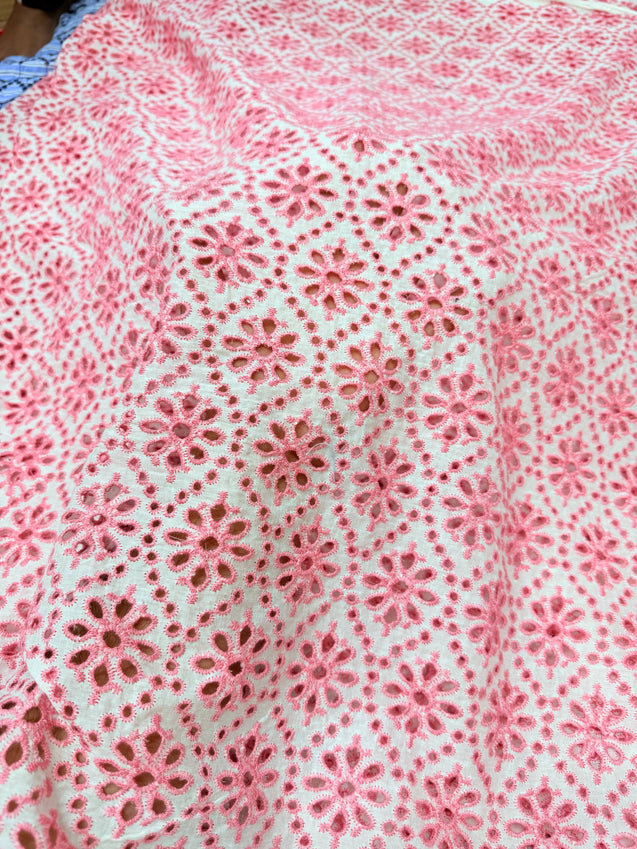 Most Premium Pure Mul Cotton Hakuba Chikankari Fabric