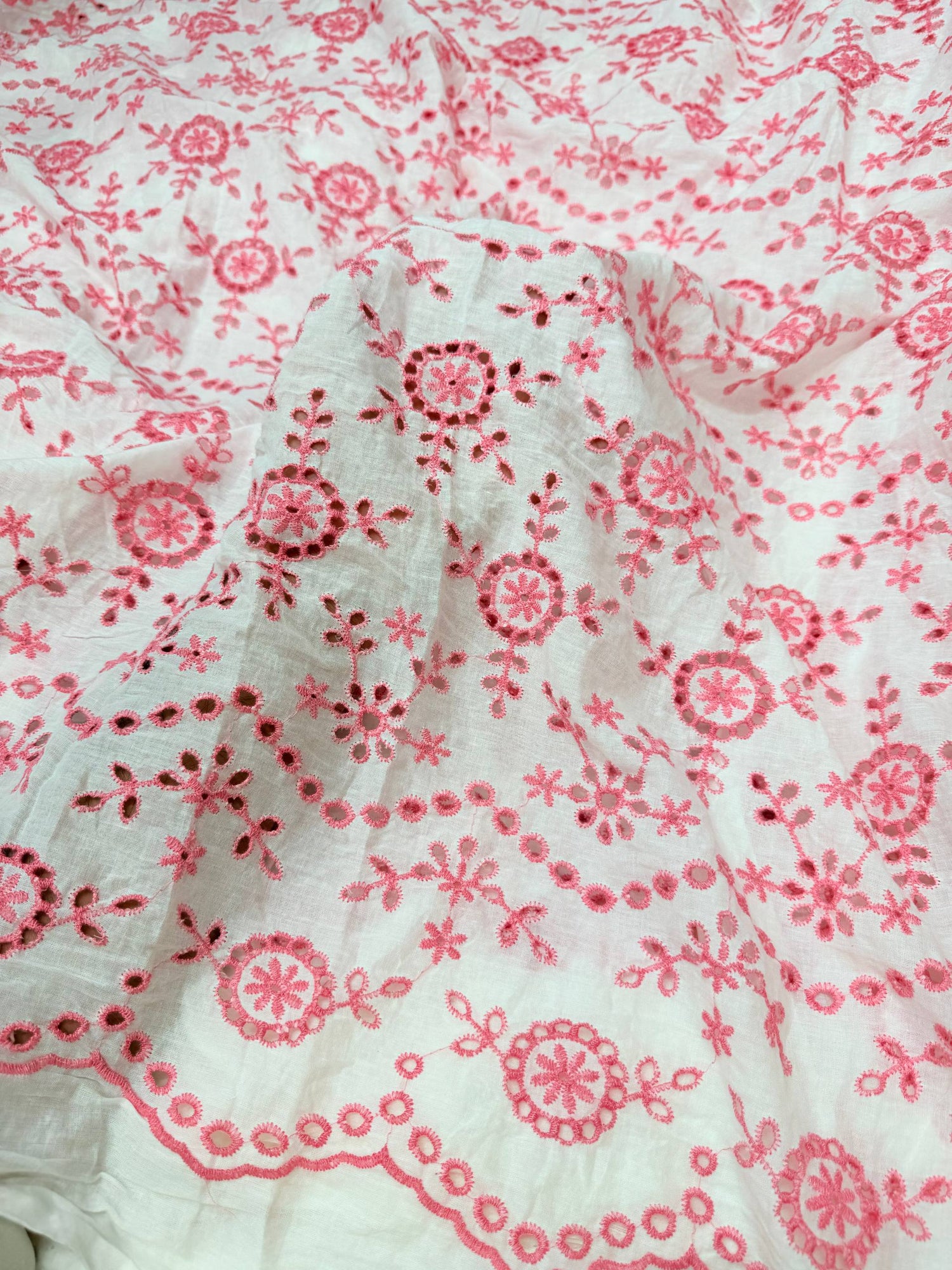 Most Premium Pure Mul Cotton Hakuba Chikankari Fabric
