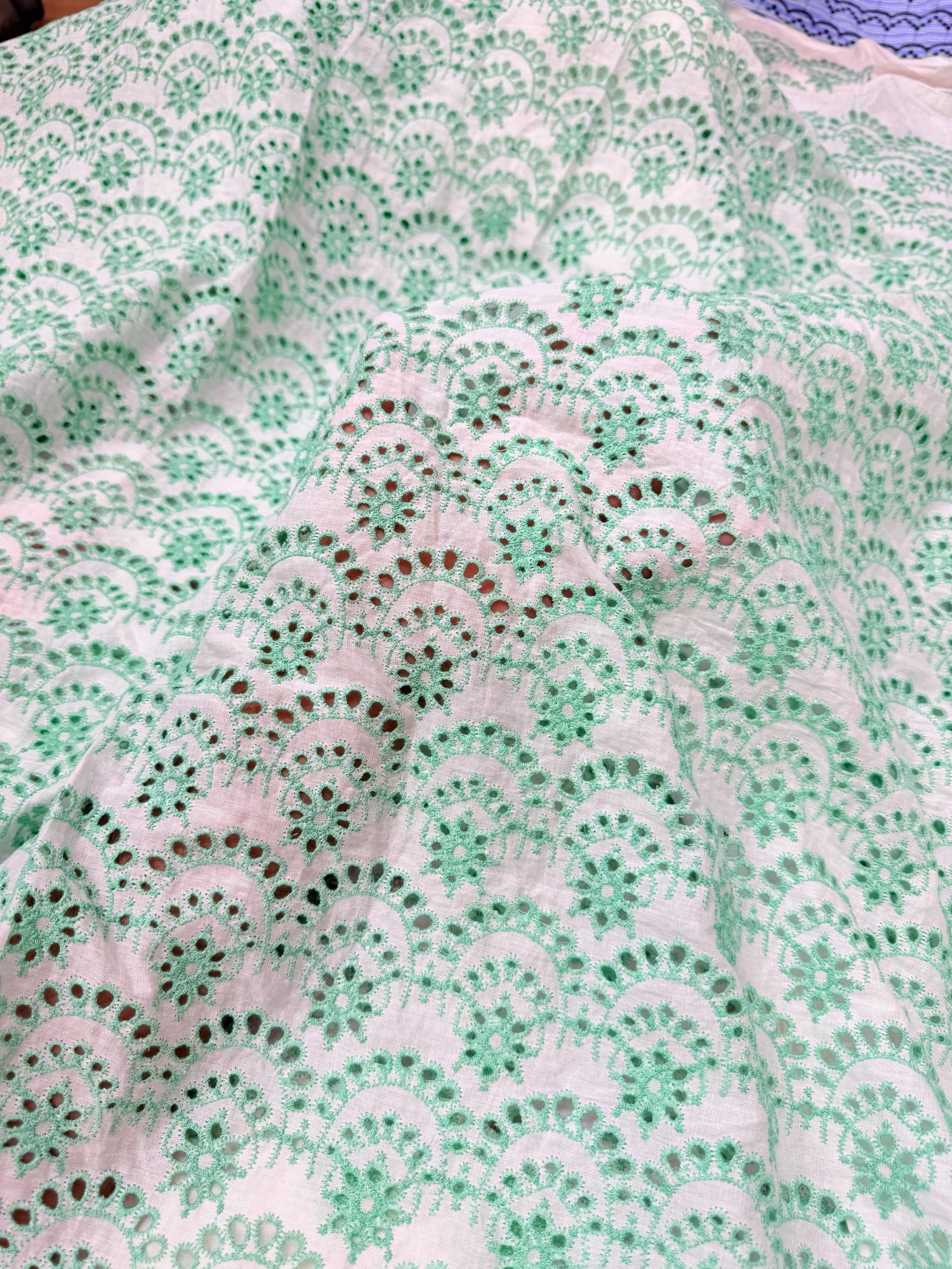 Most Premium Pure Mul Cotton Hakuba Chikankari Fabric