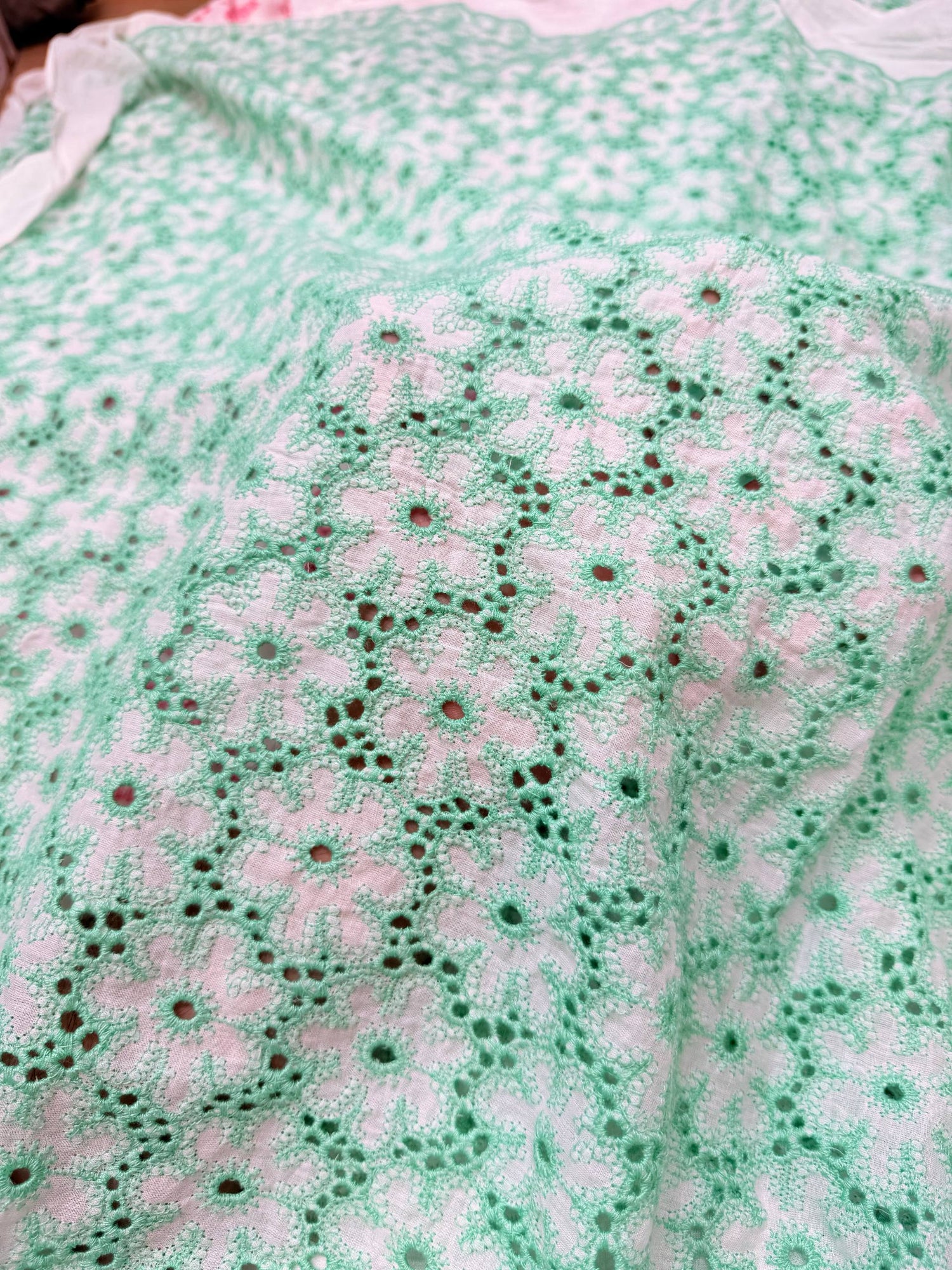 Most Premium Pure Mul Cotton Hakuba Chikankari Fabric