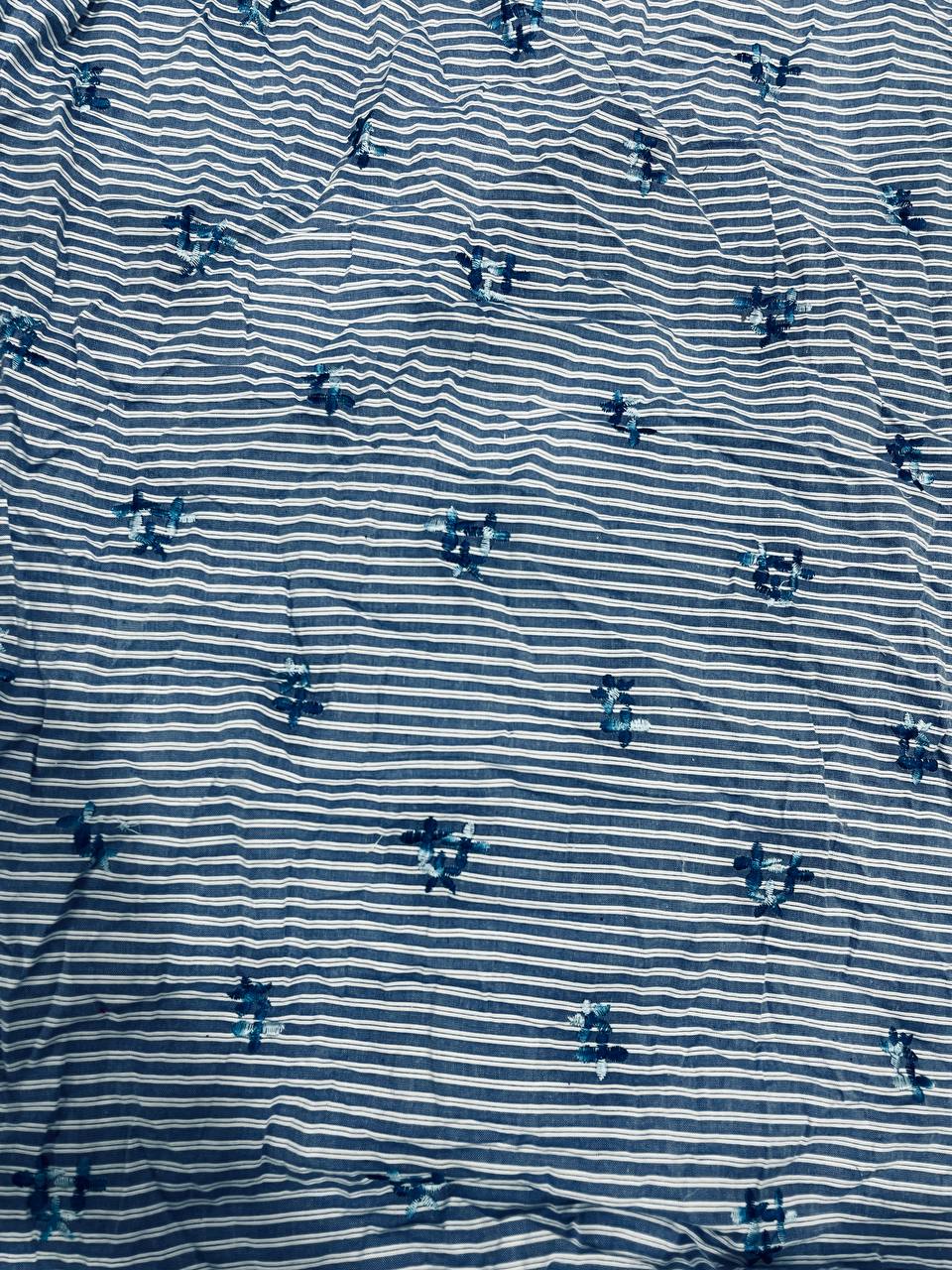 Cut Piece SALE- Premium Designer HAKUBA CHIKANKARI FABRICS IN SALE - Cut SIZE (1.30) METER
