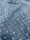 Cut Piece SALE- Premium Designer HAKUBA CHIKANKARI FABRICS IN SALE - Cut SIZE (2) METER