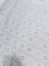 Cut Piece SALE- Premium Designer HAKUBA CHIKANKARI FABRICS IN SALE - Cut SIZE (1.55) METER