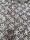 Cut Piece SALE- Premium Designer HAKUBA CHIKANKARI FABRICS IN SALE - Cut SIZE (1) METER