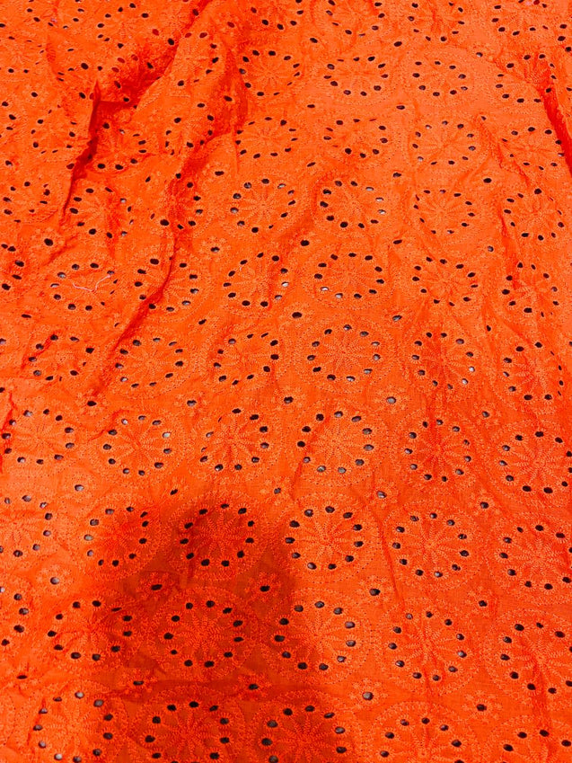 Cut Piece SALE- Premium Designer HAKUBA CHIKANKARI FABRICS IN SALE - Cut SIZE (1.50) METER