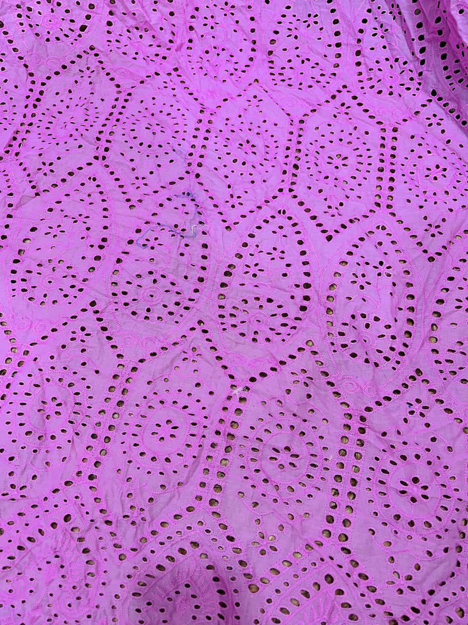 Cut Piece SALE- Premium Designer HAKUBA CHIKANKARI FABRICS IN SALE - Cut SIZE (1.50) METER