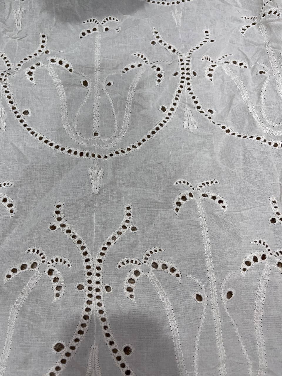 Cut Piece SALE- Premium Designer HAKUBA CHIKANKARI FABRICS IN SALE - Cut SIZE (1.30) METER